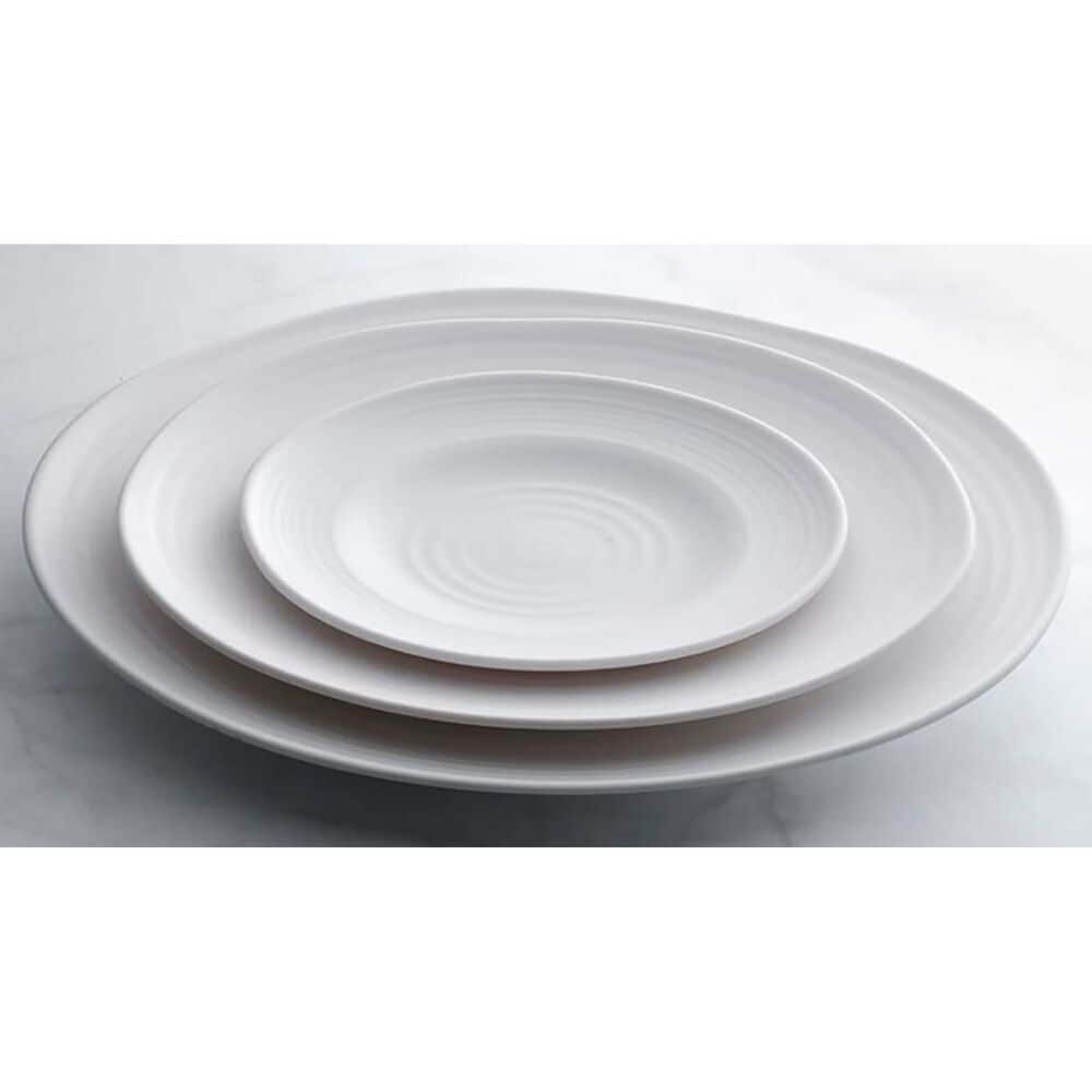 LeadingWare 10 7/8" Dinnerware Plate in White Dove, , large