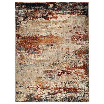 Amer Rugs Allure 2" x 3" Ivory and Orange Area Rug, , large