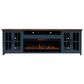 Endress International Nantucket 97" Super Fireplace Console in Blue Denim and Whiskey, , large