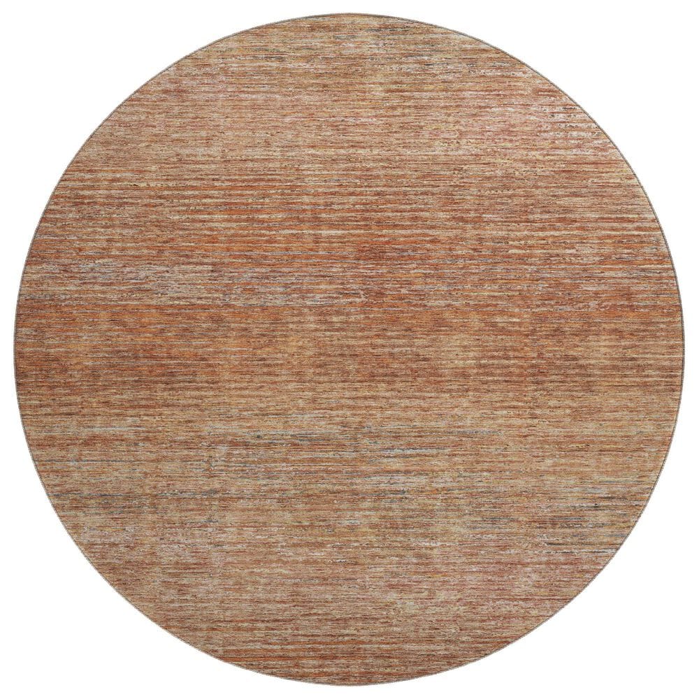 Dalyn Rug Company Trevi 8" Round Copper Area Rug, , large