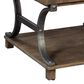 Hekman Wexford Rectangular Coffee Table in Brown and Antique Pewter, , large