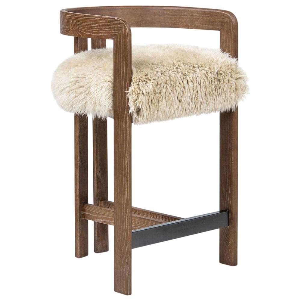 Jennifer Taylor Home Millwick Counter Stool in Natural Blonde, , large