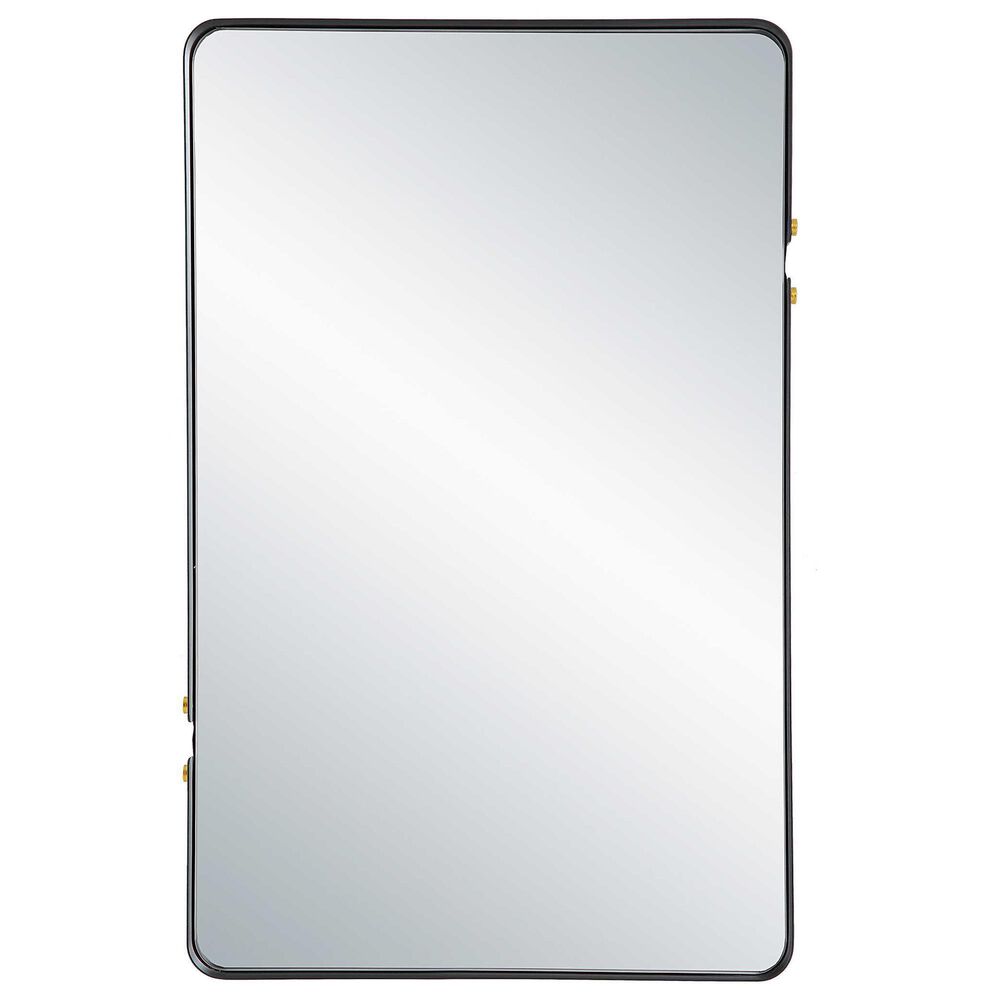 Uttermost Wall Mirror in Matte Black, , large