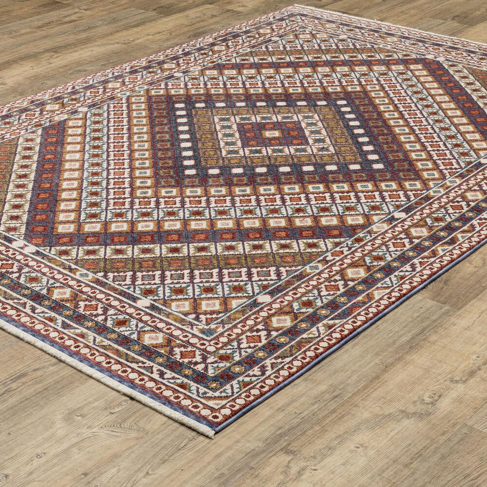 Oriental Weavers Hastings HA08B 6&#39;7&quot; x 9&#39;6&quot; Multicolor Area Rug, , large