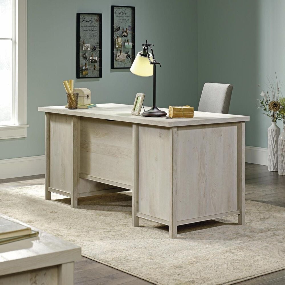 Sauder Costa Executive Desk in Chalked Chestnut, , large