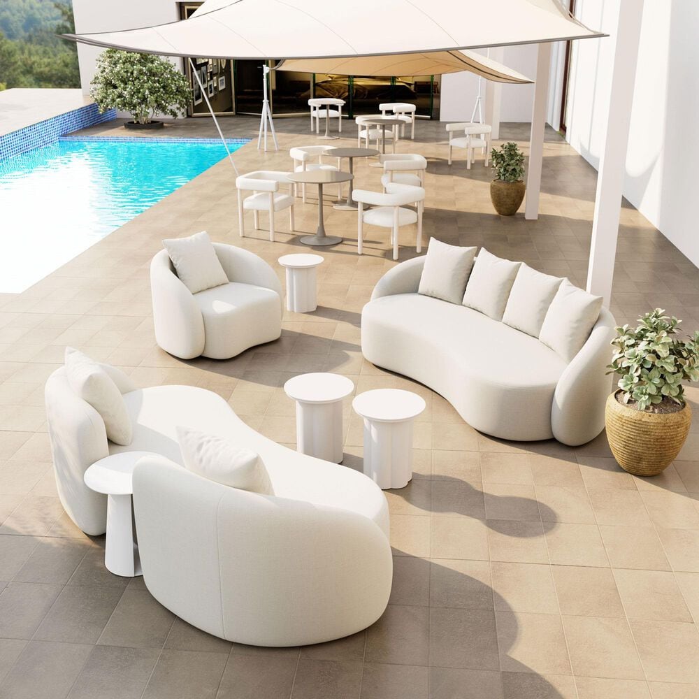 Zuo Modern Sunny Isles Patio Sofa in Beige, , large