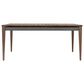 Blue River Orbit Outdoor Rectangular Dining Table in Weathered Brown - Table Only, , large