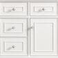 James Martin Vanities Lorelai 48" Single Vanity in Bright White with Single Hole 3 cm White Zeus Quartz Top & Backsplash, , large