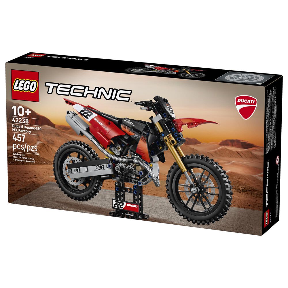 LEGO Technic Ducati Desmo450 MX Factory Motorcycle Building Set, , large