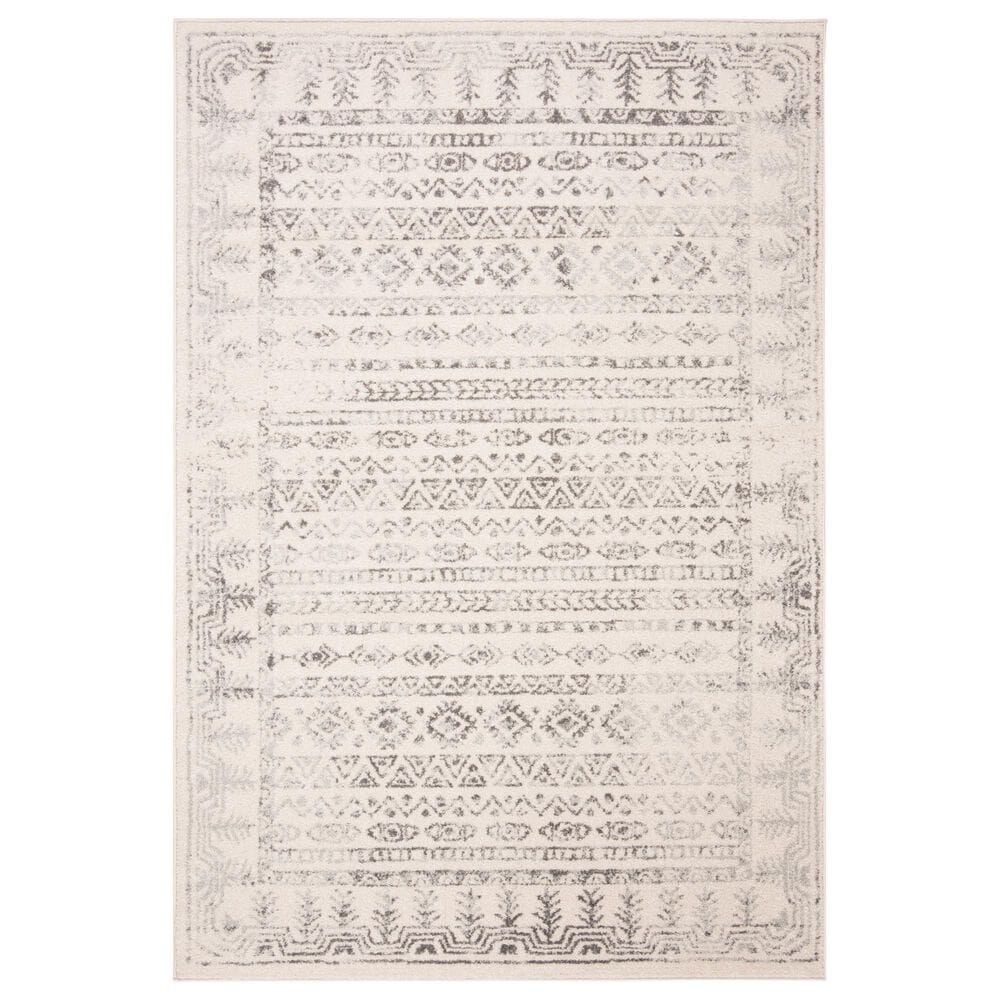 Safavieh Tulum TUL271A 5"3" x 7"6" Ivory and Grey Area Rug, , large