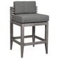 Armen Living Vivid Patio Bar Stool in Light Gray, , large