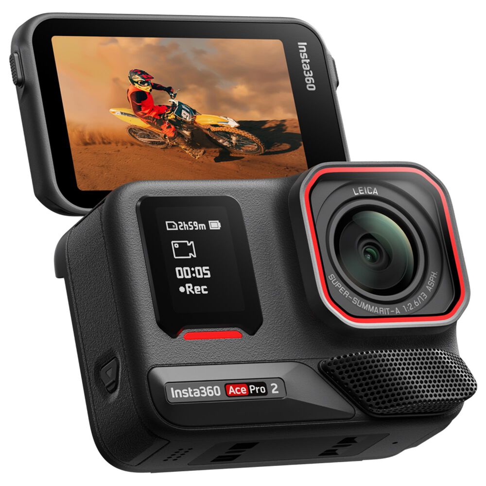 Insta360 Ace Pro 2 Standard Bundle Action Camera with Dual Battery in Black, , large