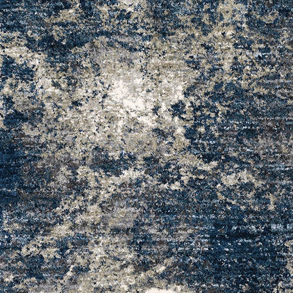 Oriental Weavers Aspen Shag Abstract 2060L 7&#39;10&quot; x 10&#39;10&quot; Blue Area Rug, , large