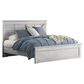 Ashley Makidern 2 Piece King Panel Bedroom Set in Whitewash, , large