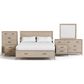 Furniture of America Sandnes 6-Piece Queen Bedroom Set in Light Oak, , large