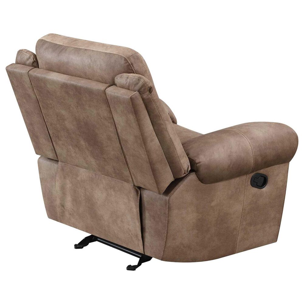 Steve Silver Nashville Manual Glider Recliner in Cocoa, , large