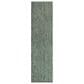 Nourison Horizon HOZ02 Green 2" x 6" Indoor/Outdoor Runner, , large