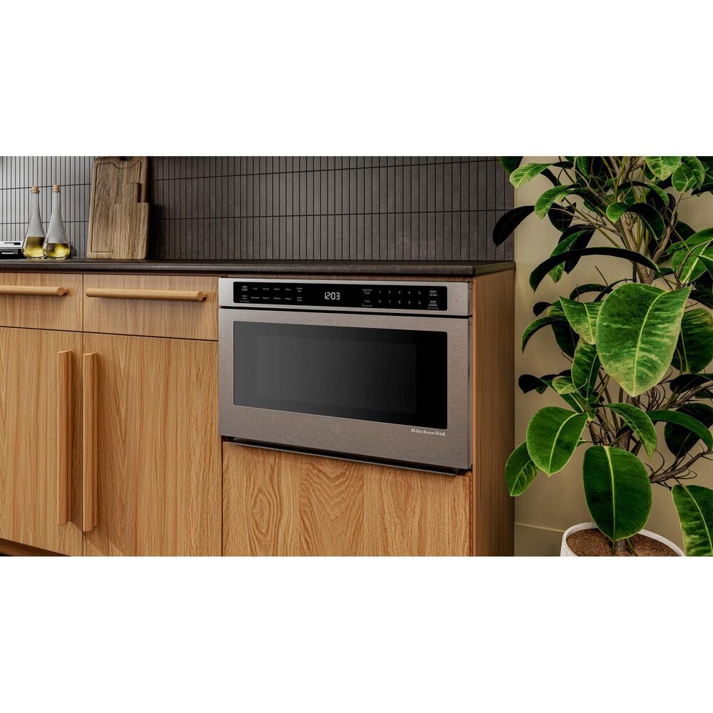 KitchenAid 1.3 Cu. Ft. Under-Counter Microwave Oven Drawer with Steam Cooking in Stainless Steel, , large