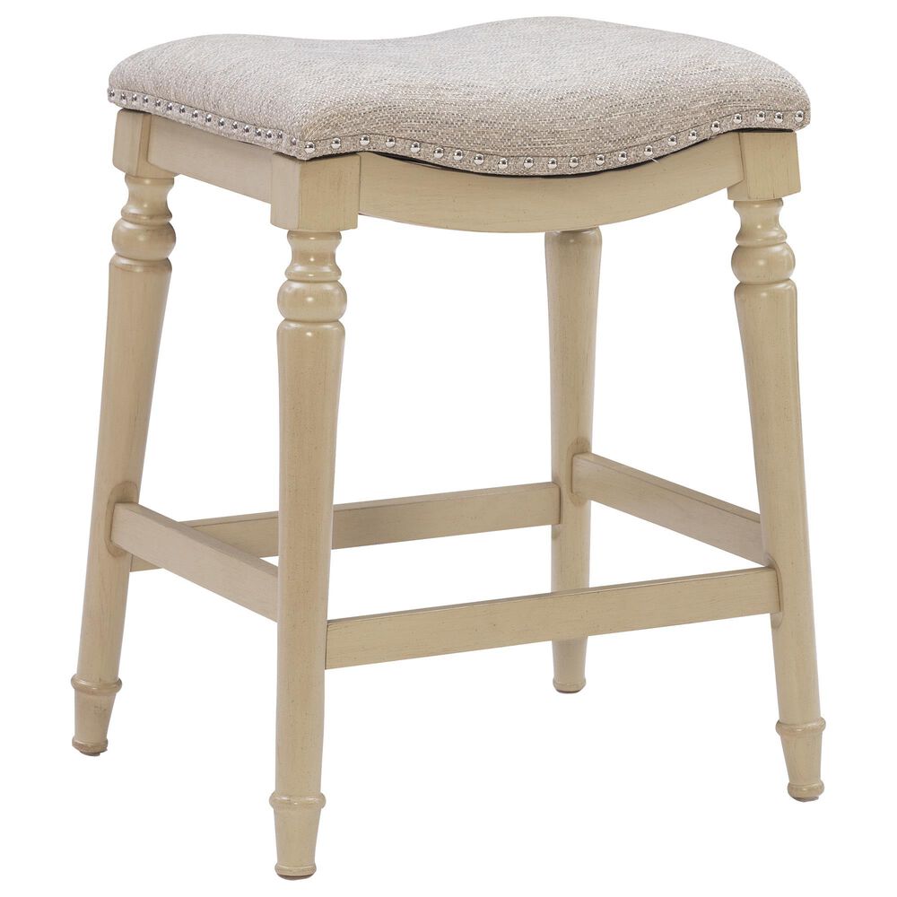Linon Home Decor Hayes Counter Stool in Cream, , large