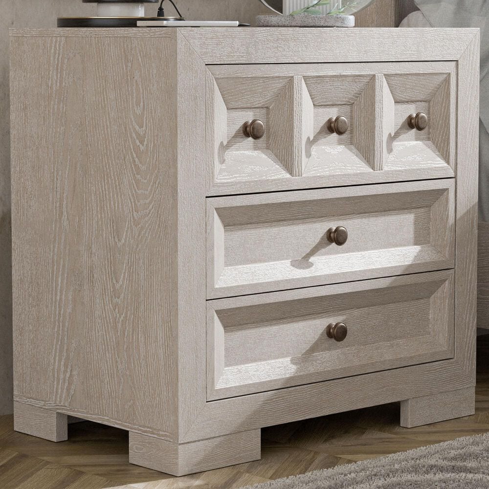 Furniture of America Hatton 3-Drawer Nightstand in Tawny, , large
