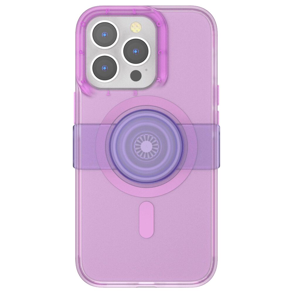 PopSockets MagSafe PopGrip Slide Case for Apple iPhone 13 Pro in Violet, , large
