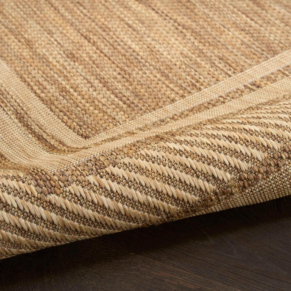 Nourison Horizon HOZ03 Natural 3&#39; x 5&#39; Indoor/Outdoor Area Rug, , large