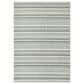 Surya Eagean EAG-2422 Grass Green, Ivory, Dark Green and Seafoam 8"10" x 12" Indoor/Outdoor Area Rug, , large