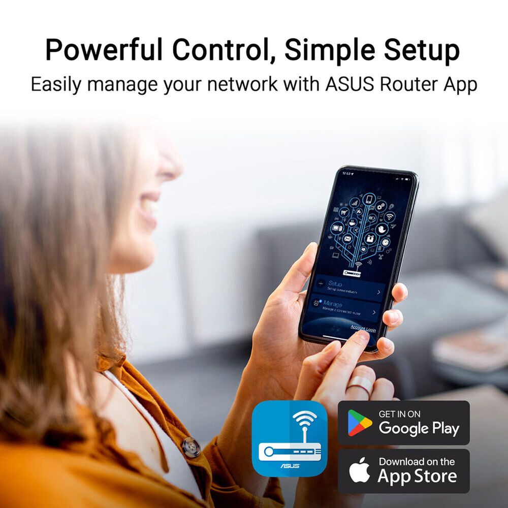 ASUS Go Dual-Band WiFi 7 Travel Router in White, , large