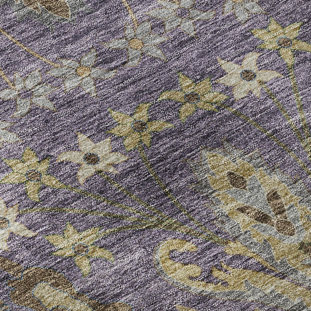 Dalyn Rug Company Hatay HY6 8&#39; Round Purple Area Rug, , large