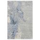 Nourison Silk Shadows 2" x 3" Blue and Sky Area Rug, , large