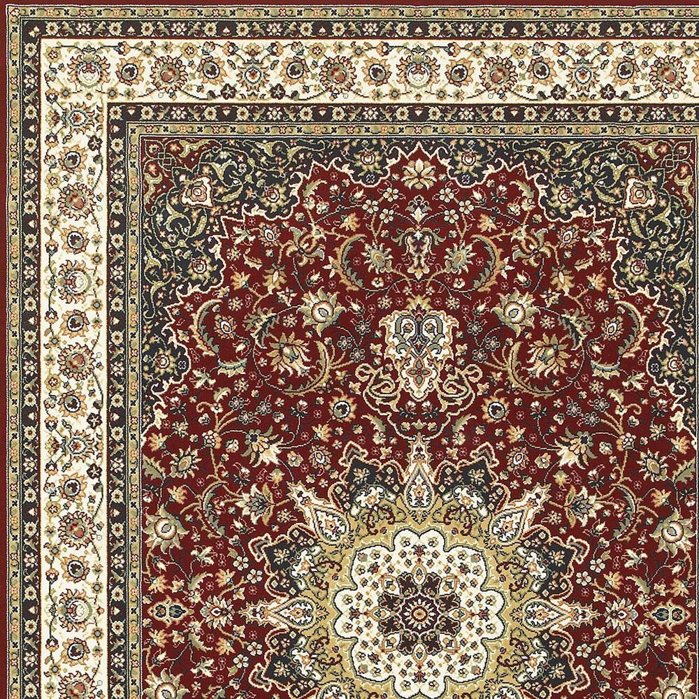 Oriental Weavers Kashan 119N1 9&#39;10&quot; x 12&#39;10&quot; Red Area Rug, , large