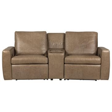 Flexsteel Aria 3-Piece Home Theater Set with Console in Fawn, , large