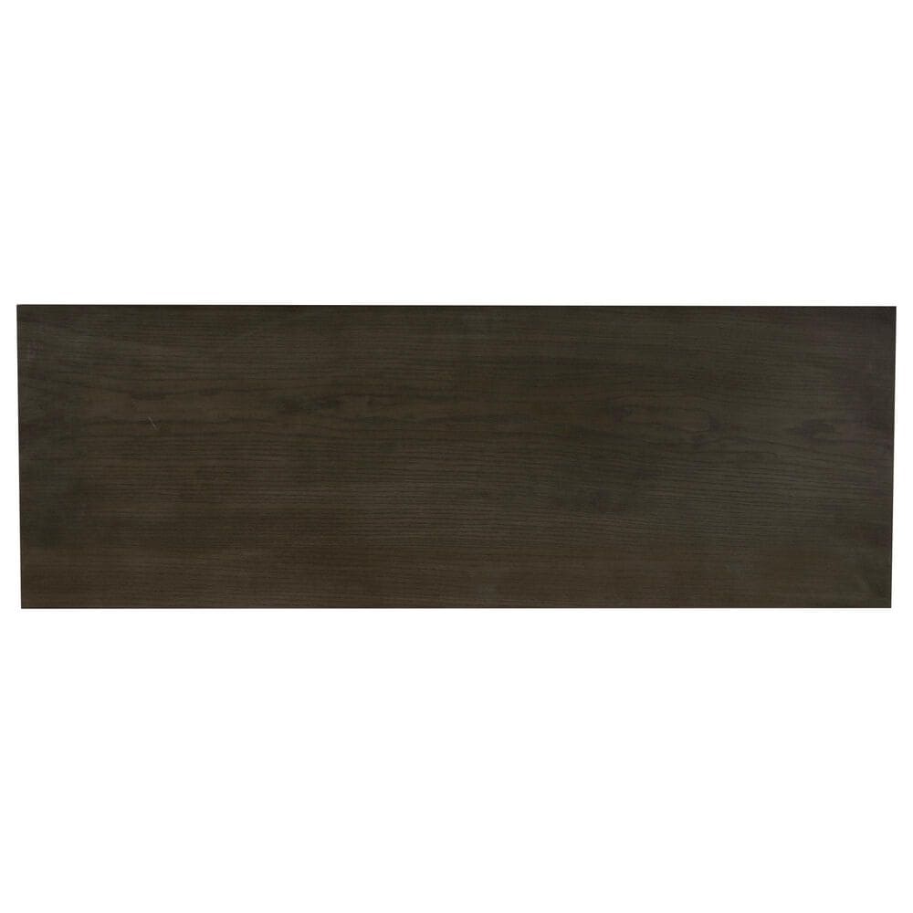 Linon Home Decor Willow Dining Bench in Burnished Smoke and Distressed Teal, , large