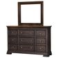 Napa Furniture Design Grand Louie 4-Piece King Bedroom Set in Ebony and Wheat, , large
