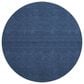 Dalyn Rug Company Soft Essentials Solid Navy 8" Round Area Rug, , large