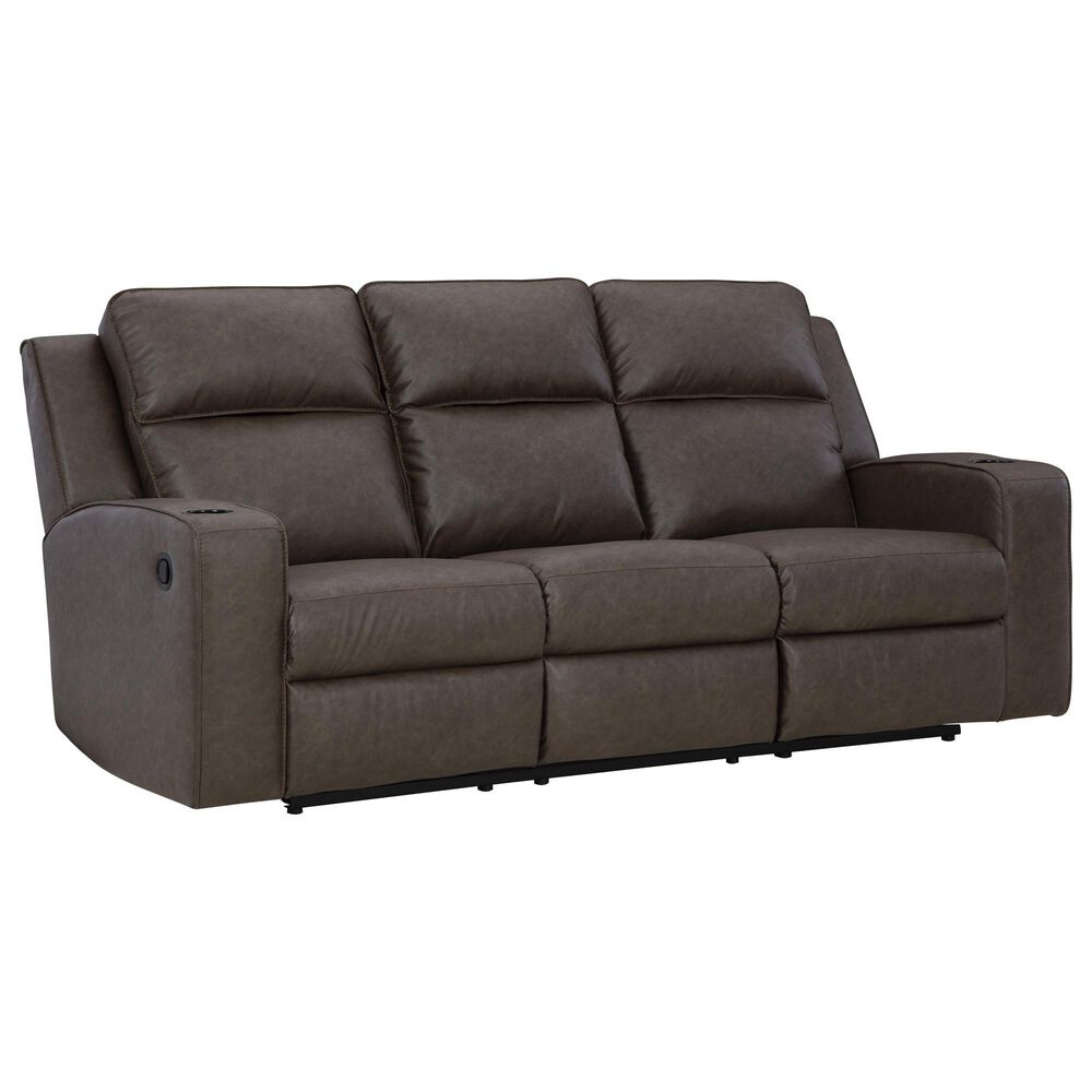 Ashley Lavenhorne 3-Piece Manual Reclining Living Room Set in Umber, , large