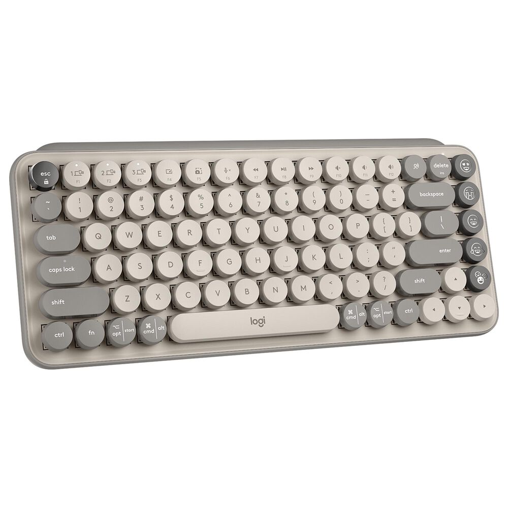 Logitech POP Keys Wireless Mechanical Keyboard in Mist, , large