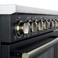 Forno Paolo 36" Freestanding Electric Range in Black, , large