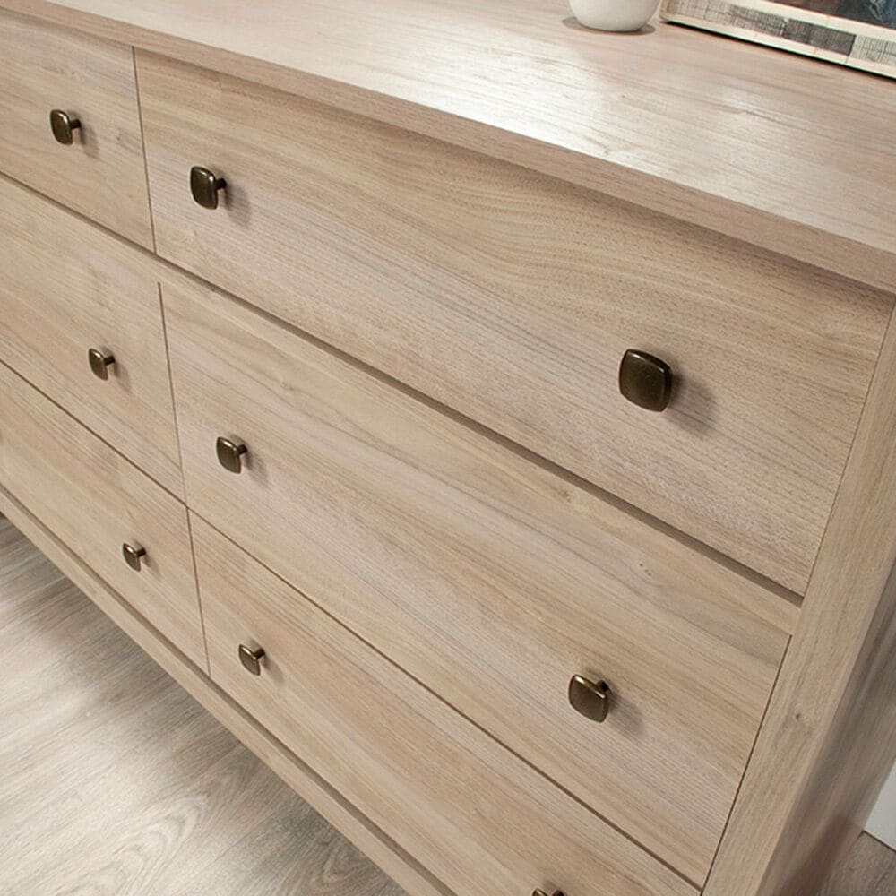 Sauder River Ranch 6-Drawer Dresser in Harvest Walnut, , large