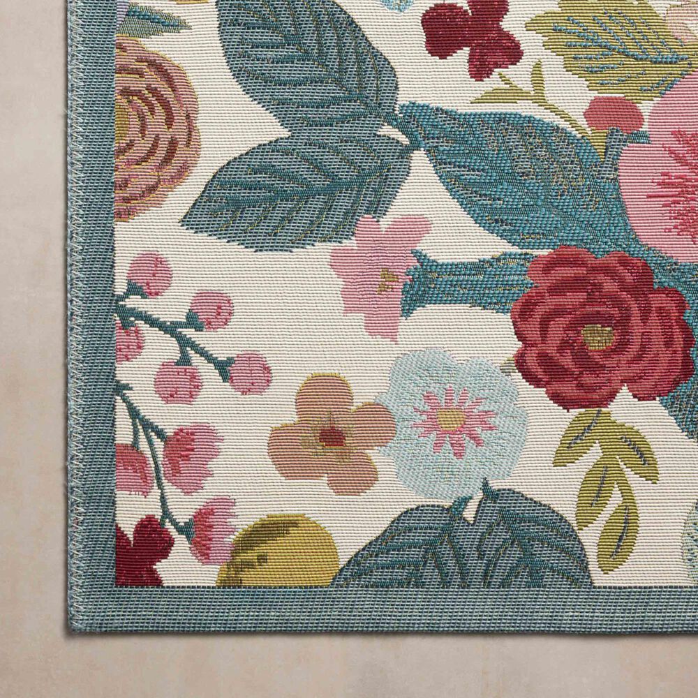Rifle Paper Co Perennial Garden Party 2&#39;5&quot; x 3&#39;11&quot; Rose and Multicolor Area Rug, , large
