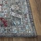 RIZZY Signature 2"6" x 8" Gray and Multicolor Runner, , large