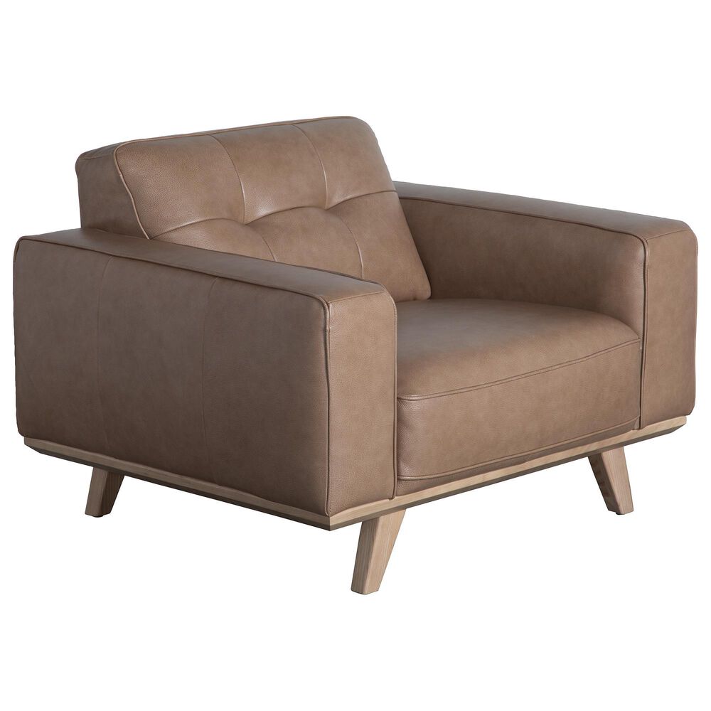 Interlochen Leather Accent Chair in York Sand, , large