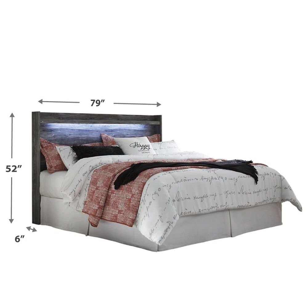 Ashley Baystorm 3-Piece King Bedroom Set in Gray, , large