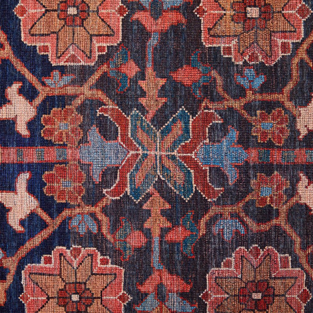 Feizy Rawlins 39HIF 3&#39;11&quot; x 6&#39; Red and Navy Area Rug, , large