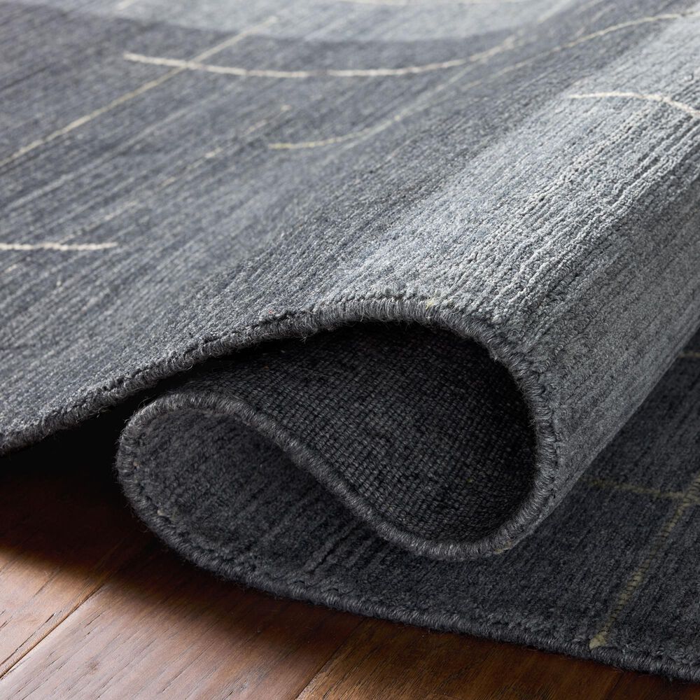 Loloi Alistair Slate and Natural 7&#39;9&quot; x 9&#39;9&quot; Area Rug, , large