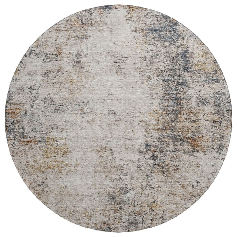 Dalyn Rug Company Neo NO4 8" Round Putty Area Rug, , large
