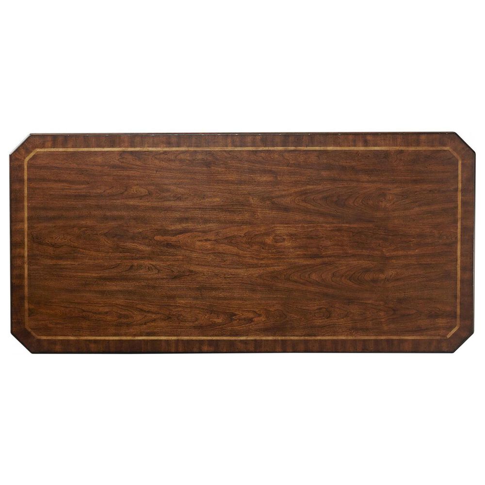 Riva Ridge Hampton 66&quot; Executive Desk in Black Cherry, , large