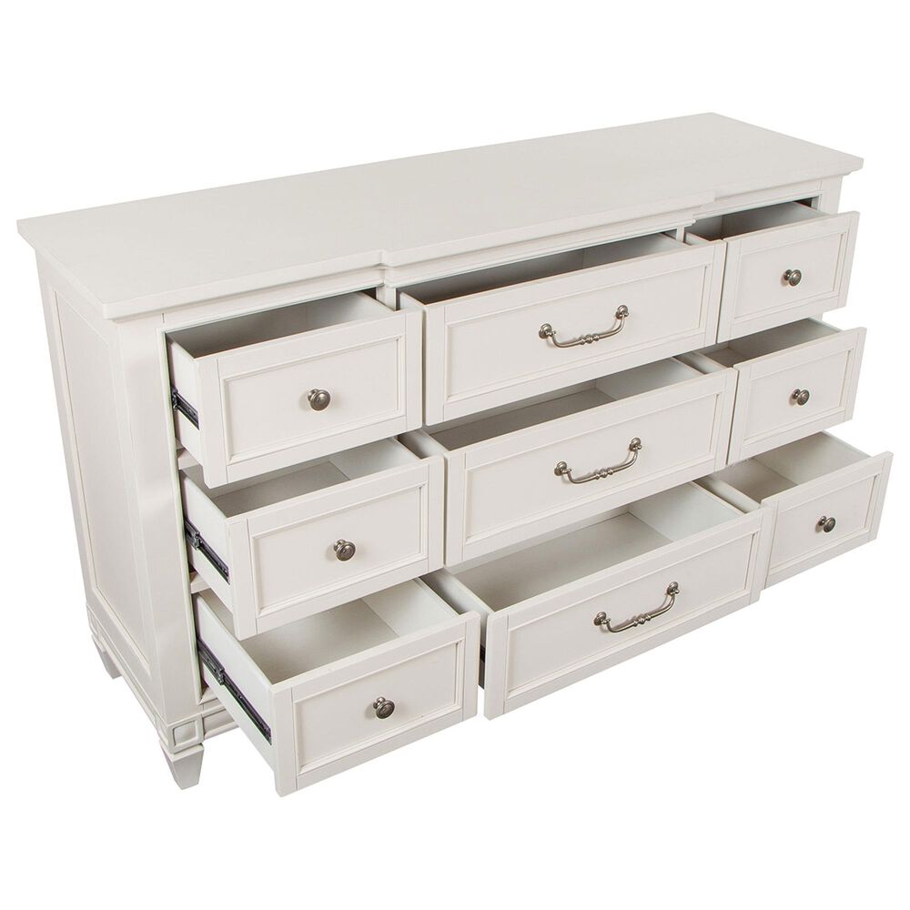 Nicolette Home Willowbrook 9-Drawer Dresser in Egg Shell White, , large