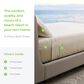 Cariloha Resort 4-Piece Queen Sheet Set in Coconut Milk, , large
