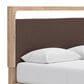 Ashley Kinlanni Queen Upholstered Platform Bed in Tan, , large
